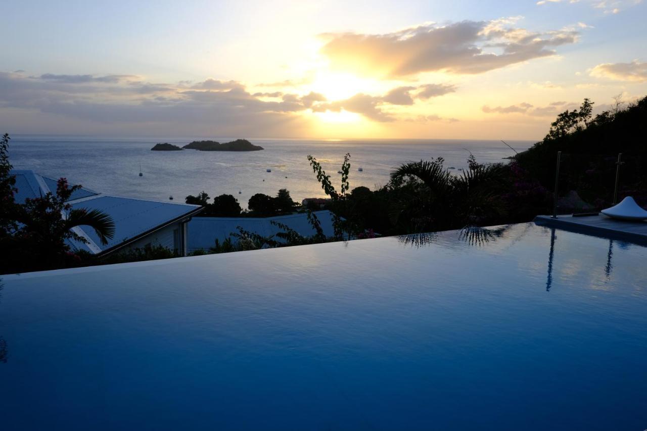בוויאנט Sunset Palm - Villa Creole Avec Piscine Face Au Coucher De Soleil Et A La Reserve Cousteau מראה חיצוני תמונה