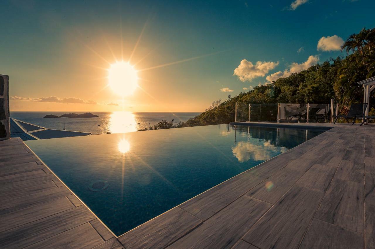 בוויאנט Sunset Palm - Villa Creole Avec Piscine Face Au Coucher De Soleil Et A La Reserve Cousteau מראה חיצוני תמונה