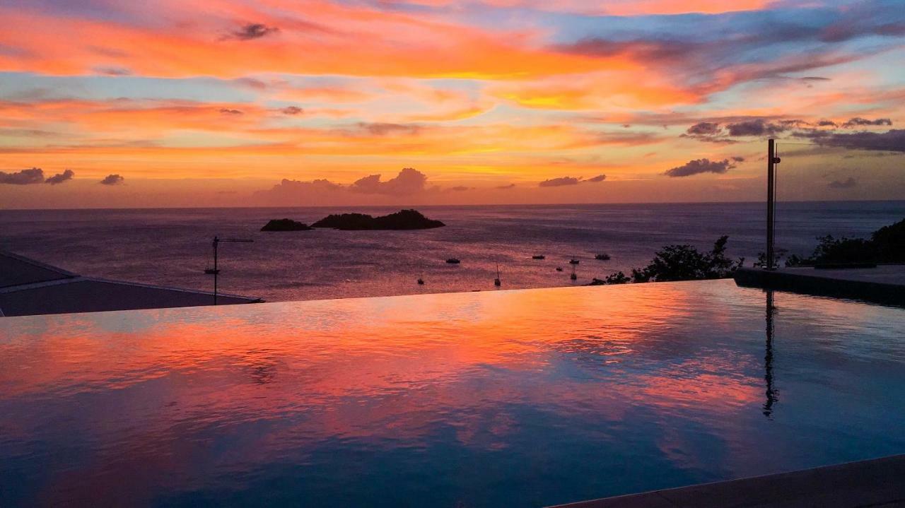 בוויאנט Sunset Palm - Villa Creole Avec Piscine Face Au Coucher De Soleil Et A La Reserve Cousteau מראה חיצוני תמונה